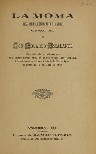 Tapa de La moma