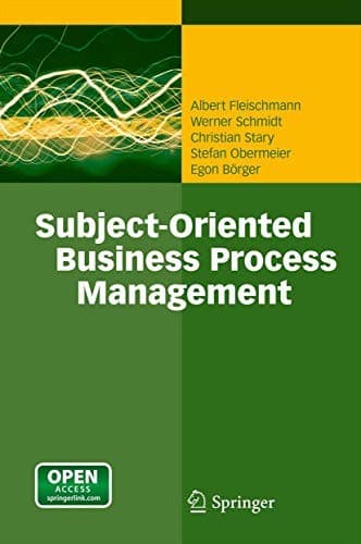 Tapa de Subject-Oriented Business Process Management