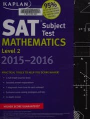 Tapa de SAT subject test