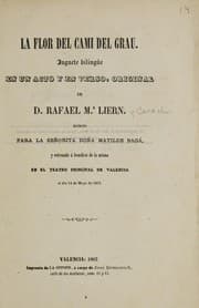 Tapa de La flor del cami del grau