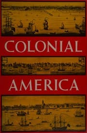 Tapa de Colonial America from the first settlements to the close of the American Revolution