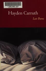 Tapa de Last poems