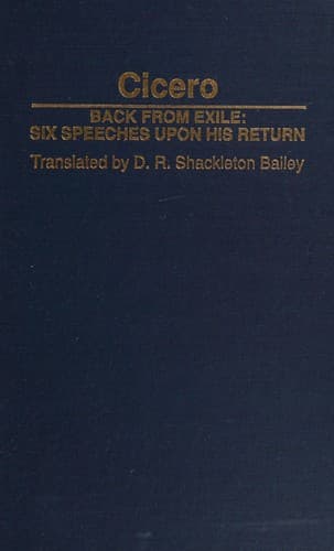 Tapa de Back from exile