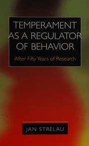 Tapa de Temperament as a Regulator of Behavior