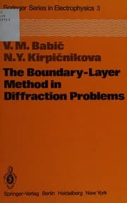 Tapa de The boundary-layer method in diffraction problems