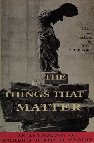 Tapa de The things that matter