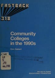 Tapa de Community Colleges in the Nineteen Nineties
