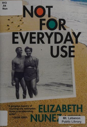 Tapa de Not for everyday use