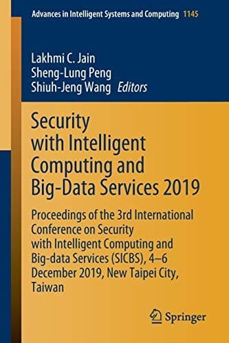 Tapa de Security with Intelligent Computing and Big-Data Services 2019