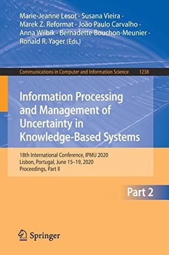 Tapa de Information Processing and Management of Uncertainty in Knowledge-Based Systems