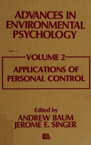 Tapa de Applications of personal control