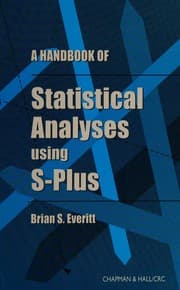 Tapa de A Handbook of Statistical Analyses Using S-Plus