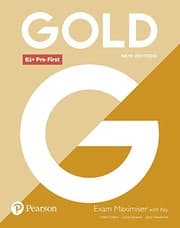 Tapa de Gold B1+ Pre-First New Edition Exam Maximiser with Key