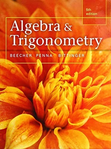 Tapa de Algebra and Trigonometry