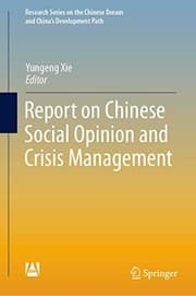 Tapa de Report on Chinese Social Opinion and Crisis Management
