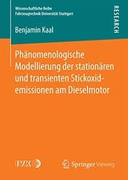 Tapa de Phänomenologische Modellierung der stationären und transienten Stickoxidemissionen am Dieselmotor