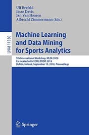 Tapa de Machine Learning and Data Mining for Sports Analytics