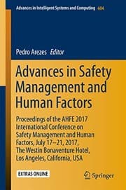Tapa de Advances in Safety Management and Human Factors