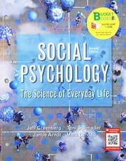 Tapa de Loose-leaf Version for Social Psychology 2e & Achieve Read & Practice for Social Psychology