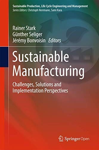 Tapa de Sustainable Manufacturing