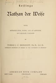 Tapa de Lessings Nathan der Weise