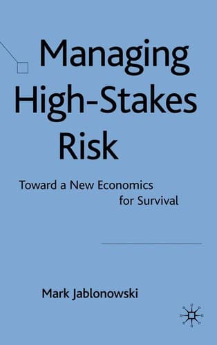Tapa de Managing high-stakes risk