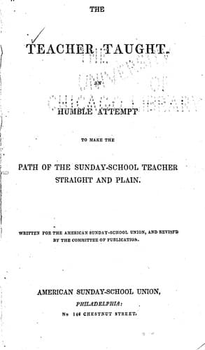 Tapa de The teacher taught
