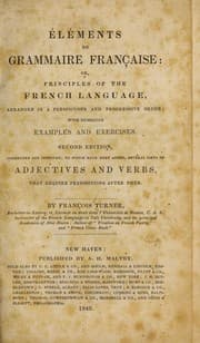 Tapa de Éléments de grammaire française