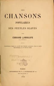 Tapa de Les chansons populaires des peuples slaves
