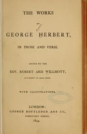 Tapa de The works of George Herbert, in prose and verse