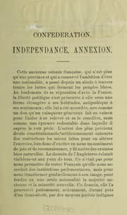 Tapa de Confederation independance annexion : Conference faite a l'Institut Canadien de Quebec, le 15 mars 1871