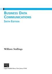 Tapa de Business data communications