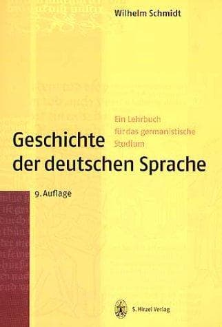 Tapa de Geschichte der deutschen Sprache