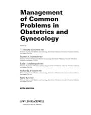 Tapa de Management of common problems in obstetrics and gynecology