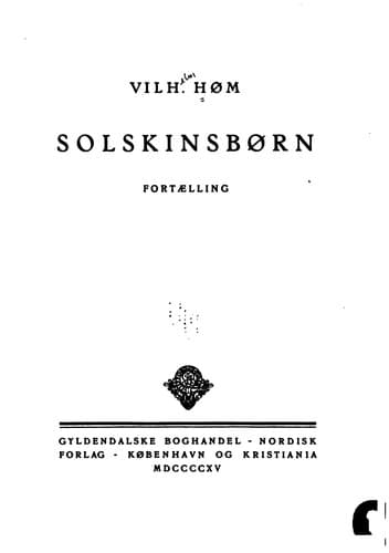 Tapa de Solskinsbørn, fortaelling