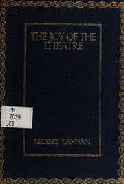 Tapa de The joy of the theatre. --