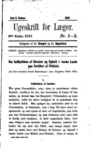 Tapa de Ugeskrift for læger