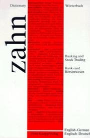 Tapa de Wörterbuch für das Bank- und Börsenwesen