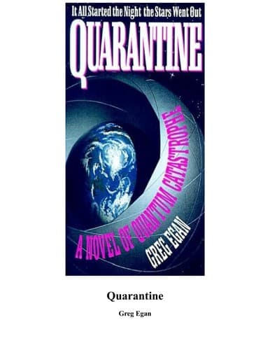 Tapa de Quarantine