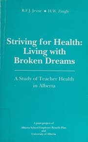 Tapa de Striving for health : living with broken dreams