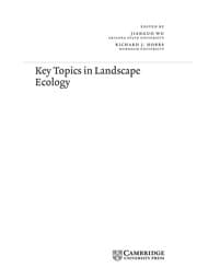 Tapa de Key topics in landscape ecology
