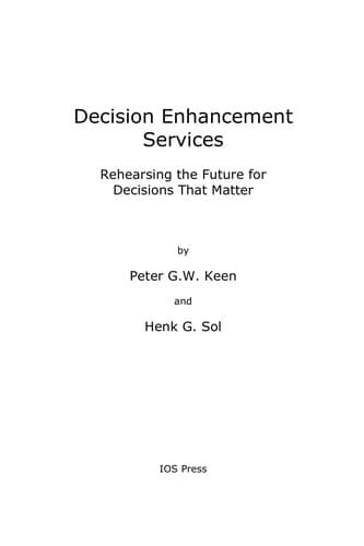 Tapa de Decision enhancement services