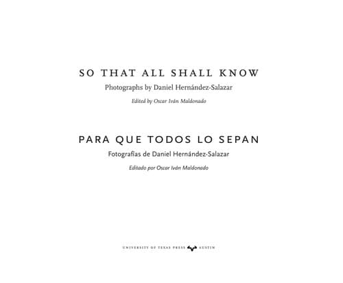 Tapa de So that all shall know =