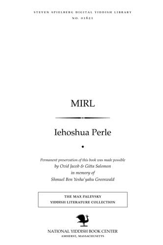 Tapa de Mirl