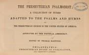 Tapa de The Presbyterian psalmodist