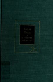 Tapa de Selected writings