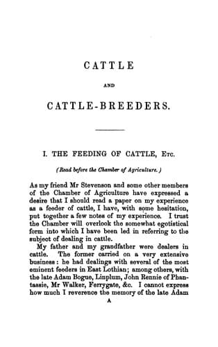 Tapa de Cattle and cattle-breeders