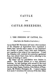 Tapa de Cattle and cattle-breeders