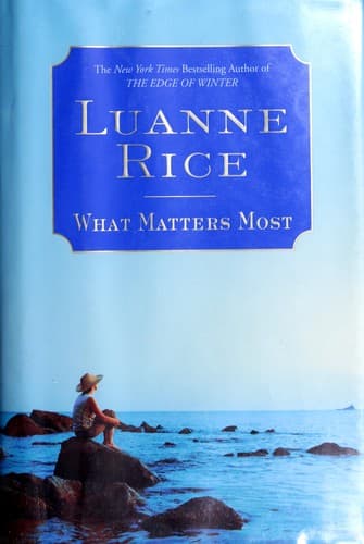 Tapa de What matters most