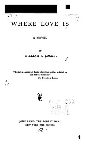 Tapa de Where Love Is, a Novel